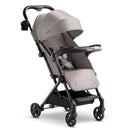 Mompush Lithe V2 Lightweight Travel Stroller, Compact Foldable Baby Stroller with Travel Bag, One-Hand Fold Stroller, Snack Tray, Mechanical Recline Seat, Airplane-Ready, UPF 50+ Canopy & Rain Cover by TinyTreasures Baby Boutique