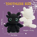Utook Crochet Kit for Beginners, Crochet Vegetable Kit,Beginner Crochet Kit for Adults and Children, with Instructional Videos and Paper Tutorials, Handmade Crafts, Holiday Gifts (Dragon) by TinyTreasures Baby Boutique