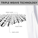 XWZO Blackout Curtains for Bedroom 63 inch Length Room Darkening Thermal Insulated Rod Pocket Curtains for Living Room with Tiebacks,White,W42 x L63,Set of 2 by TinyTreasures Baby Boutique