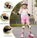 BOSONER Kids/Youth Knee Pad Elbow Pads for Roller Skates Cycling BMX Bike Skateboard Inline Rollerblading, Skating Skatings Scooter Riding Sports by TinyTreasures Baby Boutique