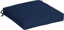 Arden Selections Outdoor Seat Cushion, 19 x 19, Rain-Proof, Fade Resistant 19 x 19, Sapphire Blue Leala (Pack of 4) by GreenHaven Gardens