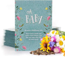 Bentley Oh Baby Wildflower Seed Packets, 25 Non-GMO Pre-Filled Favors for Baby Shower Guests, Wild Flower Party Gifts for Boys or Girls by GreenHaven Gardens