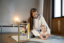 CHERRY CHEERS Family Handprint Kit with Light, Handprint Keepsake Frame, Wooden Led Light, Easy Install, No Need Screw etc, Non-Toxic Paints (White) by TinyTreasures Baby Boutique