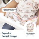 Tiny Twinkle Mess Proof Baby Bibs for Eating - Waterproof, Wipeable Bibs - Toddler Bibs - Travel Friendly - PFAS, PVC, BPA, Phthalate Free - Baby Food Bibs(3 Pack,Flutter) by TinyTreasures Baby Boutique