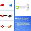 Disposable Toilet Bowl Brush with 40 Toilet Wand Refills, Toilet Bowl Cleaner Wands, Toilet Cleaning System Starter Kit by CozyNest Decor