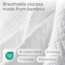 Niagara Crib 3 Pack 100% Waterproof Mattress Protector, Soft Breathable Crib Mattress Protector with Deep Pocket, Mattress Pad for Toddler and Baby (52x28, White) - Viscose Made from Bamboo by TinyTreasures Baby Boutique