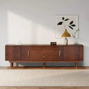 Mid Century Modern TV Stand for 75 inch TV, 70.9" Walnut TV Console with 2 Storage Cabinet & 2 Drawers, Entertainment Center, Media Console for Living Room/Bedroom by CozyNest Decor