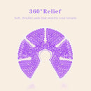 Hot/Cold Breast Gel Bead Ice Packs Breast Cooling/Heat Pads Relief for Breastfeeding, Nursing Pain, Mastitis, Engorgement, Swelling, Plugged Ducts | Boost Milk Let-Down & Production,2 Pack (Purple) by TinyTreasures Baby Boutique