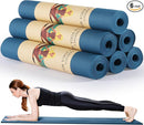 Timgle 6 Pack Yoga Mats Bulk Non Slip Exercise Yoga Mat Thick Anti Slip Tear Resistant Sports Gym for Fitness Stretching Home Workout and Studio by TinyTreasures Baby Boutique
