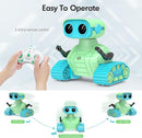 ALLCELE Robot Toys, Rechargeable RC Robots for Kids Boys, Remote Control Toy with Music and LED Eyes, Ideal Gift for Children-Green Blue by TinyTreasures Baby Boutique