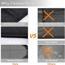 Car Seat Protector,2 Pack Automotive Seat Protectors Baby Carseat Pad Waterproof & Durable 600D Fabric for Child Baby Car Seat Mat Vehicle Pet Cover 2 Storage Pockets (2 Pack Gray) by TinyTreasures Baby Boutique