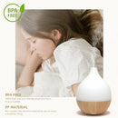 SALKING Essential Oil Diffuser (Set of 2), 100ml Small Aromatherapy Diffuser with Auto Shut-Off, Ultrasonic Diffusers for Essential Oils, Cool Mist Humidifier with Warm White Lights, for Office Home by TinyTreasures Baby Boutique