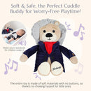 Ludwig Van Beethoven Virtuoso Bear – Plays 40 Mins of Classical Music, Educational & Soothing Musical Teddy Bear for Babies & Toddlers, Ideal by TinyTreasures Baby Boutique