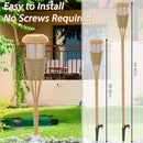 Solar Outdoor Lights, Solar Torch Lights Outdoor Flickering Flame, Outdoor Decorations for Patio Path Yard - 6 Pack by GreenHaven Gardens