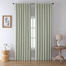 Joydeco Custom Blackout Curtains for Bedroom, Total Blackout Curtains Back Tab & Rod Pocket, Solid Thermal Insulated Window Drapes Luxury Decor for Living Room 1 Panel (Custom Size, Sage Green) by TinyTreasures Baby Boutique