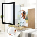 VCK 12x18 Inch Solid Wood Poster Frames with Wall Mounting Hanging Picture Frame Set of 3 Black by CozyNest Decor
