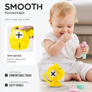 Li&Zhao Toddler Snack Cups - Baby Snack Containers Silicone Snack Cups for Toddlers Spill Proof Baby Food Catcher for Toddlers and Babies(Yellow) by TinyTreasures Baby Boutique