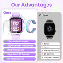 Waterproof Smart Watch for Kids Girls Ages 5-12 with 39 Games, HD Camera, Video, Music, Habit Tracking, Alarm, Pedometer, Kids Smart Watch Chrismars Birthday Gift for Girls Age 5 6 7 8(Purple) by TinyTreasures Baby Boutique
