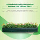 GARDMAX 8x4x1FT Galvanized Raised Garden Bed Kit, Metal Planter Boxes Outdoor with Easy Assembly, Large Garden Bed for Vegetables, Fruits, Flower, Herbs Rectangle Dark Green by CozyNest Decor