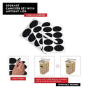 DWËLLZA KITCHEN Cereal Containers Storage 4 Pack 135 fl. oz Cereal Dispenser Airtight Food Storage Containers BPA-Free Pantry Organization and Storage, Canister for Flour & Sugar 1 Marker 8 Labels by CozyNest Decor