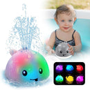 ZHENDUO Baby Bath Toys, Light Up Bath Toys, Sprinkler Bathtub Toys for Toddlers Infant Kids Boys, Automatic Spray Water Bath Toy, Pool Bathroom Baby Toy by TinyTreasures Baby Boutique