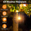 pearlstar Battery Operated Outdoor Hanging Light — Outdoor Indoor Pendant Chandelier Waterproof Porch Gazebo Patio Pendant Lantern Chandelier Lighting by GreenHaven Gardens