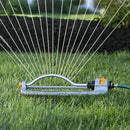 Melnor 65118-AMZ XT Metal Turbo Oscillating Sprinkler with QuickConnect Product Adapter Amazon Bundle, 4000 sq. ft. Coverage by GreenHaven Gardens