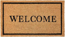 KANKUN Coco Coir Door Mat with Heavy Duty Backing, Welcome Doormat (17" x 30"), Doormat Entrance (Welcome2) by CozyNest Decor
