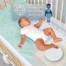 Babysense True Sleep HD Video Baby Monitor with Camera and Audio & Baby Sleep Breathing Movement Monitor, No Wifi, Non Wearable Non Contact Monitoring with 2 Under-Mattress Sensors, Full Crib Coverage by TinyTreasures Baby Boutique