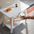 Large Waterproof Shower Bench for Inside, HDPS White Shower Stool for Shaving Legs, Spa Bath Chair Seat for Bathroom, Indoor/Outdoor Use, No Maintenance, Weight Capacity 500LBS by TinyTreasures Baby Boutique