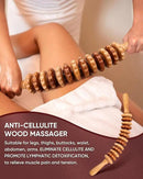 ONUEMP Wood Therapy Massage Tools, Wooden Bend Waist Thigh Massager & Muscle Roller Stick, Maderoterapia Colombiana Kit for Lymphatic Drainage, Anti Cellulite, Body Contouring/Shaping, Deep Tissue by CozyNest Decor
