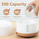 Oil Diffuser, 500ml Essential Oil Diffusers with 2 Mist Mode 4 Timers＆7 Ambient Light Waterless Auto Off, Diffusers Large Room Home Office by CozyNest Decor