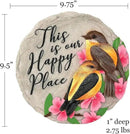 Spoontiques - Garden Décor - No Place Like Home Stepping Stone - Decorative Stone for Garden by CozyNest Decor