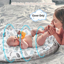 Baby Lounger Cover Only for Newborns, 100% Cotton Soft Portable Baby Nest Lounger Cover, Breathable Infant Lounger Replacement Cover, Lounger Pillow Cover Fit for Snuggle Me, Cover Only(Leaf Pattern) by TinyTreasures Baby Boutique