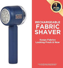 BLACK+DECKER Rechargeable USB-C Fabric & Garment Shaver – Large Capacity Lint Remover for Clothing and Upholstery, 6 Stainless Steel Blades by CozyNest Decor