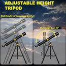 Telescope, Telescopes for Adults Astronomy Professional, 90mm Aperture 1000mm High Powered Telescope for Beginners & Kids with Precision Adjustment Vertisteel AZ Mount Tripod Phone Adapter by TinyTreasures Baby Boutique