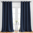 NICETOWN Blackout Curtains and Drapes for Kitchen - Extra Long Room Darkening Thermal Insulated Solid Window Blackout Draperies (Navy, 1 Pair, 52 x 95-Inch) by TinyTreasures Baby Boutique
