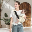 Baby Sling Carrier, Toddler Carrier Sling with Double Safety Buckle and Adjustable Shoulder Strap(7-30lbs), Baby Carriers One Size Fits All, Beige by TinyTreasures Baby Boutique