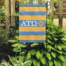 Alpha Tau Omega Licensed Flag Garden 12x19 inches Flag Banner Yard Decor Outdoor Decoration (Alpha Tau Omega
