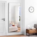 Silver Bathroom Mirror for Wall, 30x60 Inch Rectangle Mirrors with Metal Frame, Modern Vanity Large Wall Mirror for Bathroom Living Room, Entryway Hangs Horizontal or Vertical by CozyNest Decor