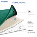 Baby Play Mat for Floor,1.3" Thick Memory foam Tummy Time Mat,Soft Coral Velvet Nursery Rug,Extra Large Non Slip Crawling Mat for Toddlers,Infants,kids,Yoga Mat,Tatami Style for Living Room(Dark Green) by TinyTreasures Baby Boutique
