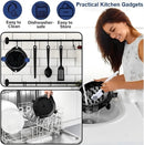 Chicken Shredder Meat Shredder Tool Twist Chicken Breast Shredder Large-Shredding Tools Chicken Breast, Pulled Pork, Beef with Stainless Steel Spikes (Blue&Black) by GreenHaven Gardens