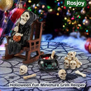 Halloween Fun Miniature Grim Reaper Figurine,Gothic Horror Resin Grim Reaper Decor,for Bookshelf Decor,Desk Trinkets,Collectible,Party Gifts by CozyNest Decor