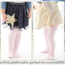 Mini angel Baby Tights Toddler Girl Tights Seamless Cable Knit Leggings Soft Cotton Stockings Pantyhose 3/4/5 Pack by TinyTreasures Baby Boutique