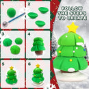 ifergoo Air Dry Clay for Kids - Christmas Modeling Clay Kit, 6 Christmas Molding Designs, Creative Sculpting Activity Kit with Tools & Tutorials, DIY Art Craft Gifts for Girls and Boys by TinyTreasures Baby Boutique