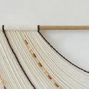 Macrame Wall Hanging Handcrafted Boho Wall Decor Bead Woven Wall Hanging for Bedroom, Living Room, Entryway, Farmhouse or Nursery Bohemian Home Aesthetic 57"x35" by CozyNest Decor