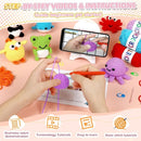 6 PCS Crochet Animal Kit –2026 DIY Amigurumi Crochet Kit for Beginners, Knitting Crochet Kit For Kids Adults , Knitting Kit with detailed videos tutorials, Yarn, Hook, Best Gift For Crochet Lovers by TinyTreasures Baby Boutique