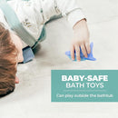 Hely Cancy Infant Bath Toys for 18 Months - No Hole Animal Bathtub Toys, Baby Bath Tub Toys by TinyTreasures Baby Boutique
