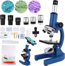 Microscope for Kids 40X-2000X with LED supplemental Light, Slides and specimens, Microscope for Kids 8-12 for School Labs and homeschooling by TinyTreasures Baby Boutique