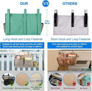 Surblue Caddy Hanging Organizer Bedside Storage Bag for Bunk and Hospital Beds, Teal, L by CozyNest Decor